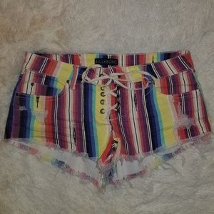 Women's Serape design shorts